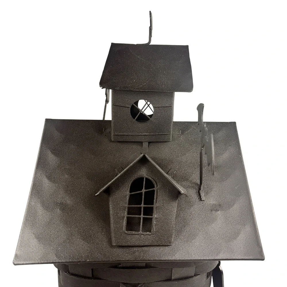 Longaberber 2012 Haunted House Basket Metal Roof‎ 5 Tie-Ons Protector Halloween